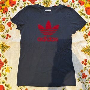 Vintage Adidas Tee with Felted Logo